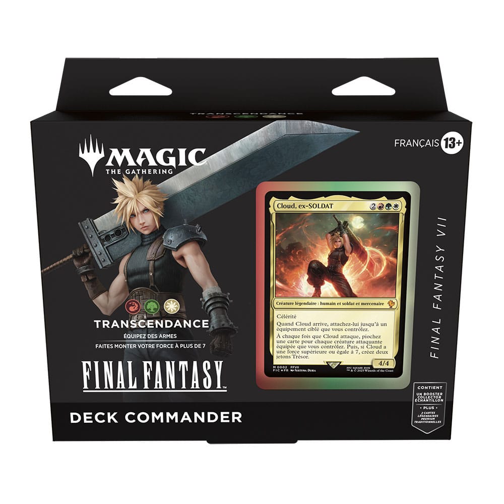 Magic the Gathering Final Fantasy présentoir decks Commander (4) *FRANCAIS*