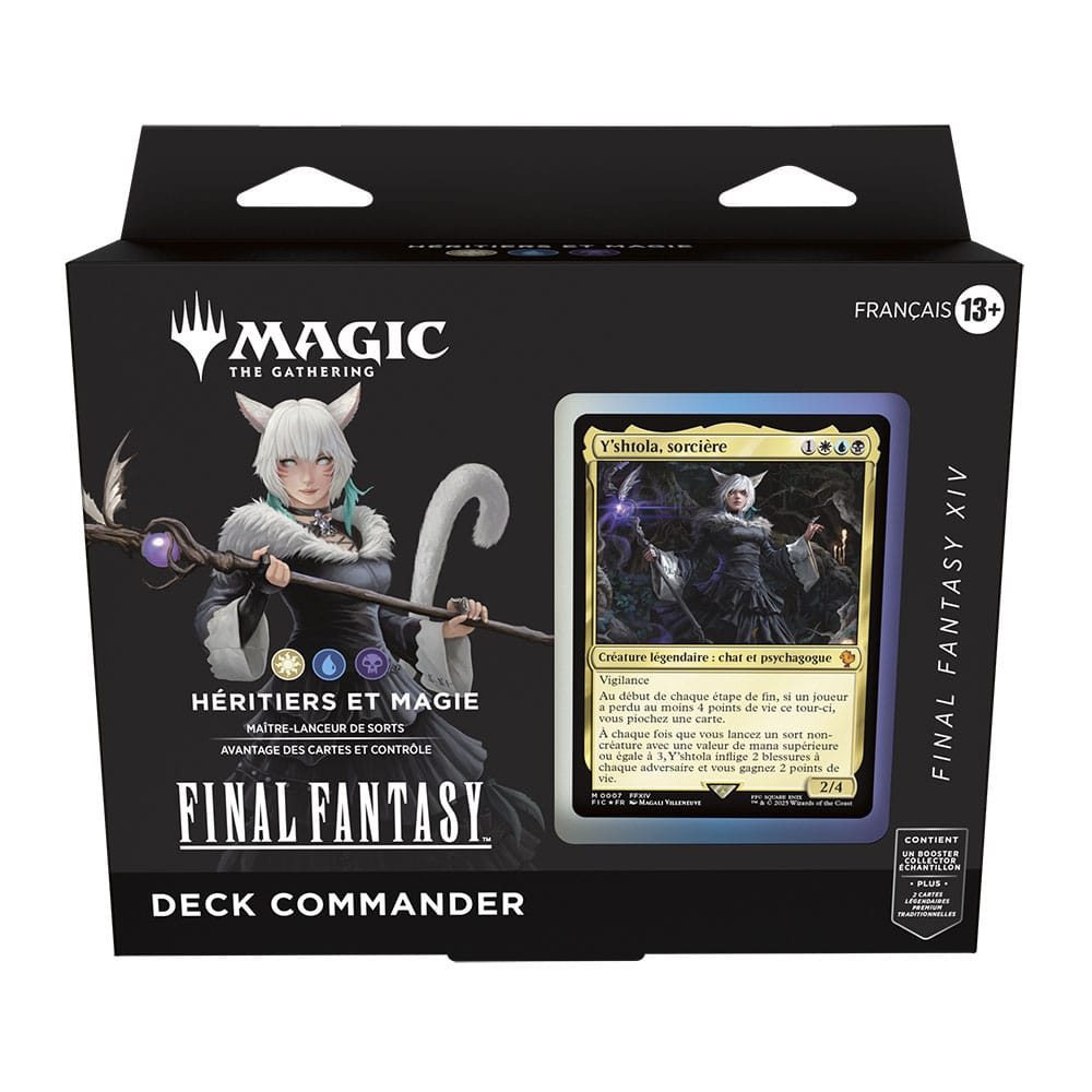 Magic the Gathering Final Fantasy présentoir decks Commander (4) *FRANCAIS*