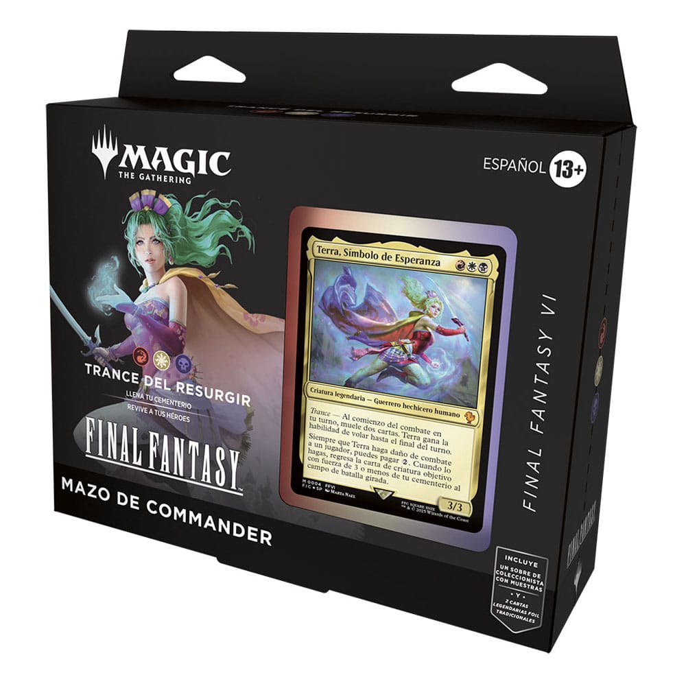 Magic the Gathering Final Fantasy présentoir decks Commander (4) *ESPAGNOL
*