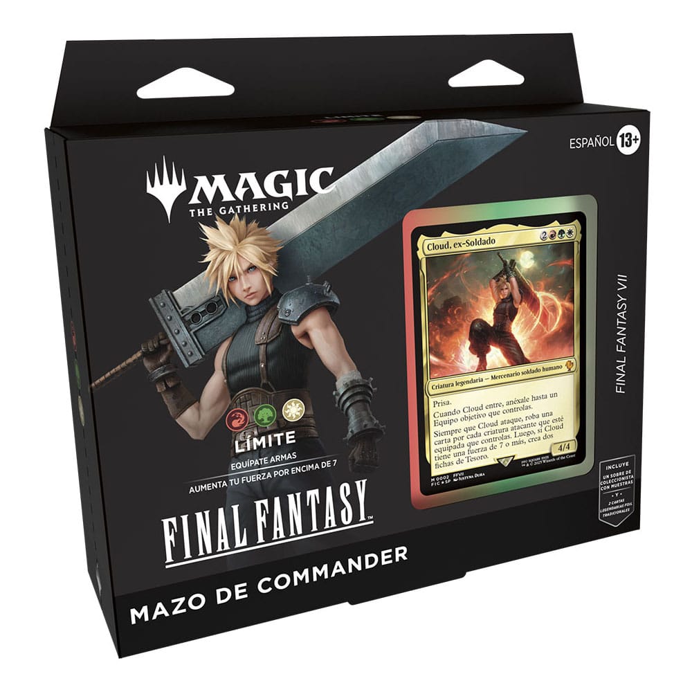 Magic the Gathering Final Fantasy présentoir decks Commander (4) *ESPAGNOL
*