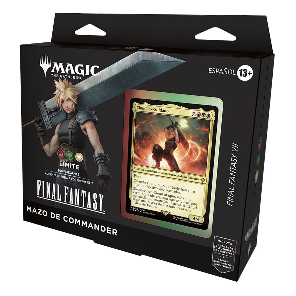 Magic the Gathering Final Fantasy présentoir decks Commander (4) *ESPAGNOL
*