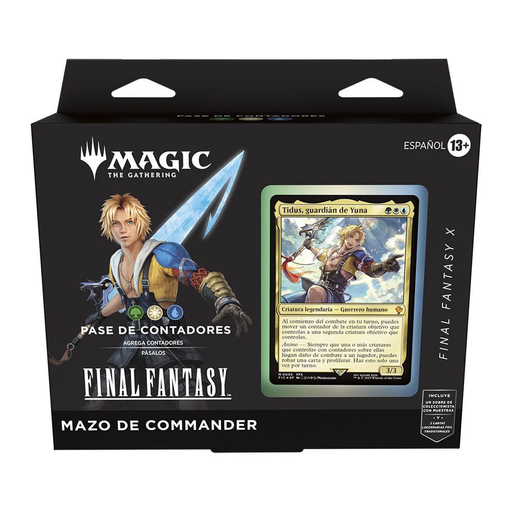 Magic the Gathering Final Fantasy présentoir decks Commander (4) *ESPAGNOL
*