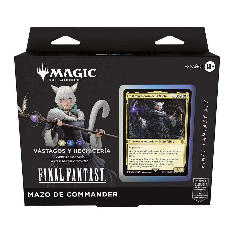 Magic the Gathering Final Fantasy présentoir decks Commander (4) *ESPAGNOL
*