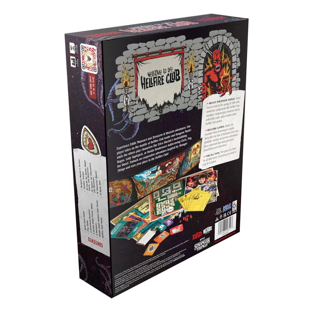 Dungeons & Dragons jeu de plateau Stranger Things: Welcome to the Hellfire Club *ANGLAIS*