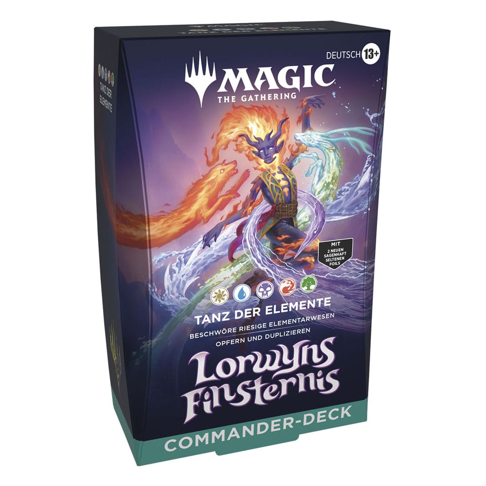 Magic the Gathering Lorwyns Finsternis présentoir decks Commander (4) *ALLEMAND*