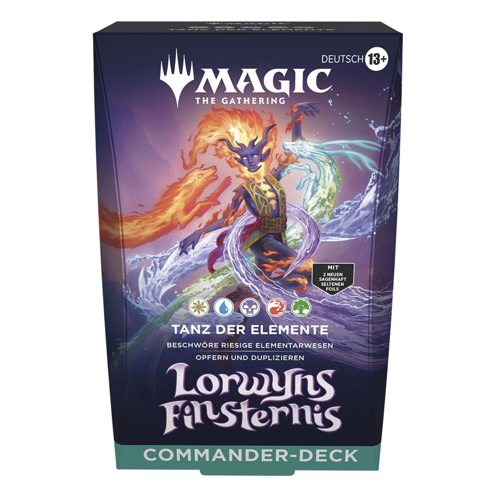 Magic the Gathering Lorwyns Finsternis présentoir decks Commander (4) *ALLEMAND*