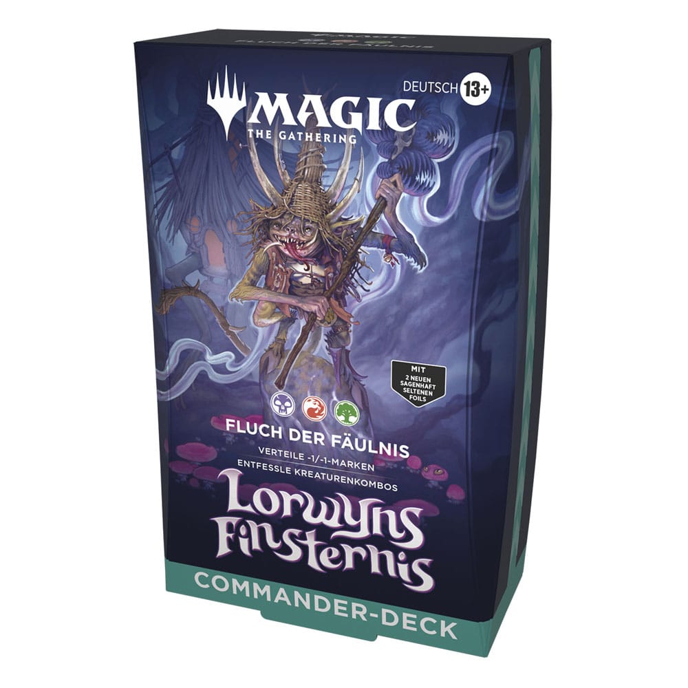 Magic the Gathering Lorwyns Finsternis présentoir decks Commander (4) *ALLEMAND*