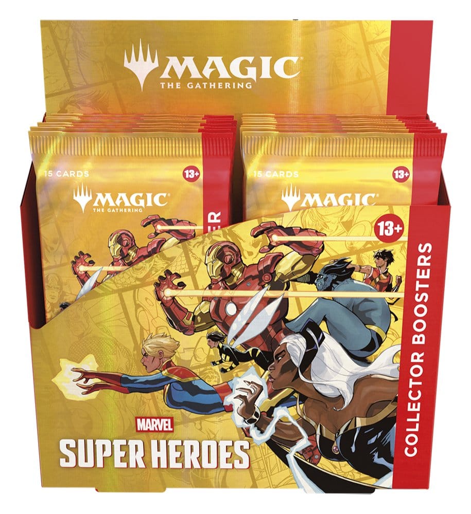 Magic the Gathering Marvel Super Heroes présentoir boosters collectors (12) *ANGLAIS*
