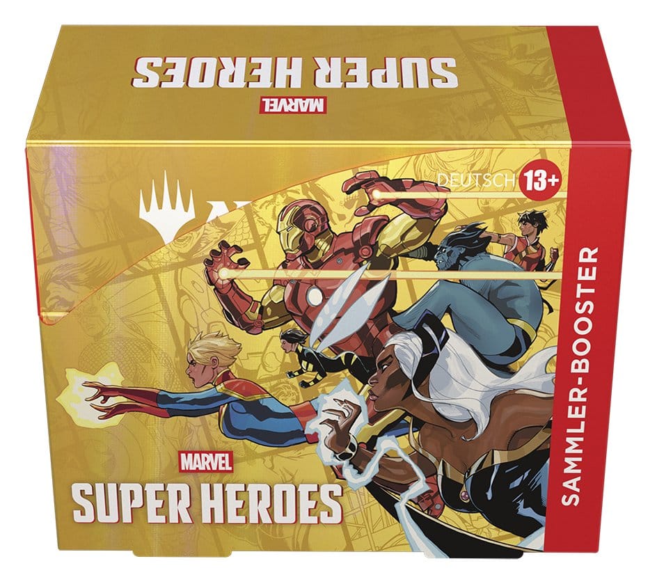 Magic the Gathering Marvel Super Heroes présentoir boosters collectors (12) *ALLEMAND*