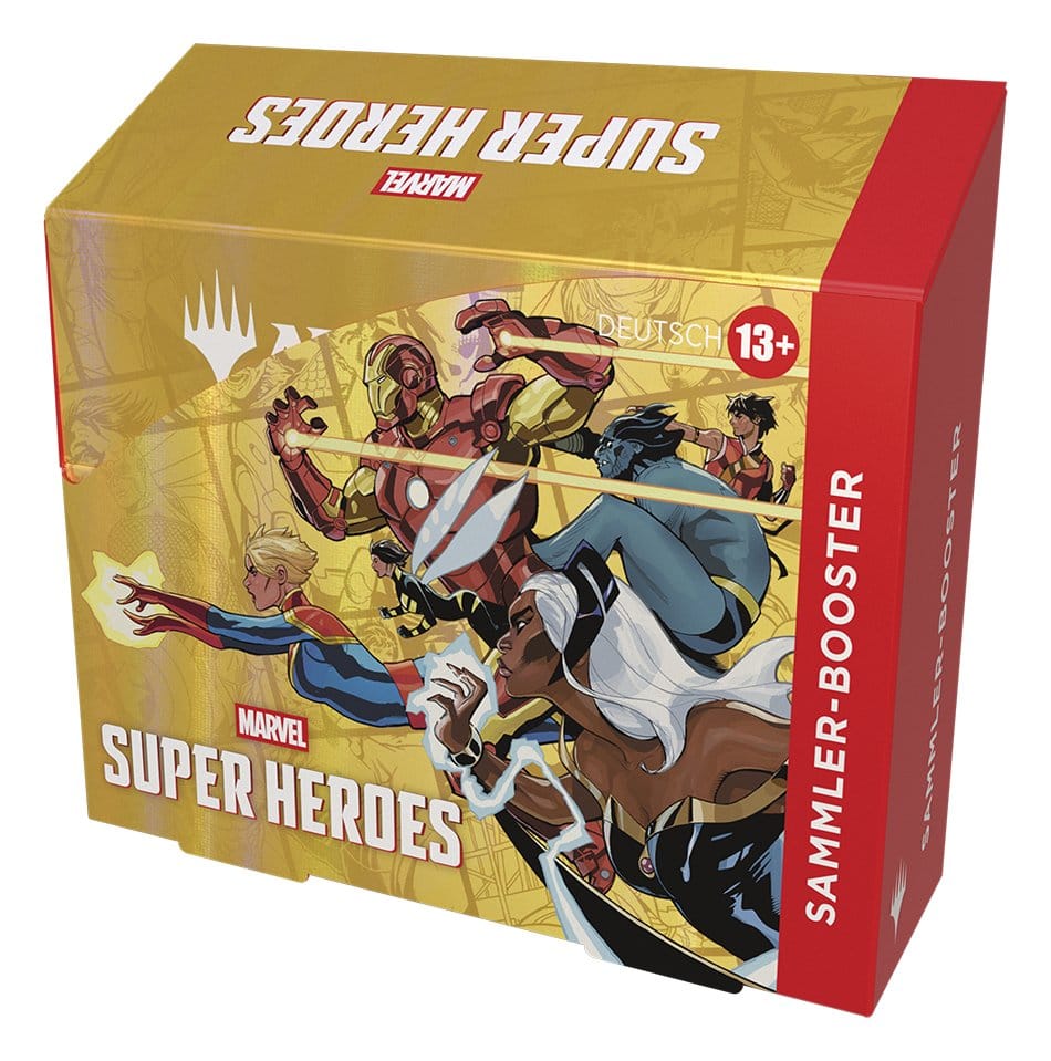 Magic the Gathering Marvel Super Heroes présentoir boosters collectors (12) *ALLEMAND*