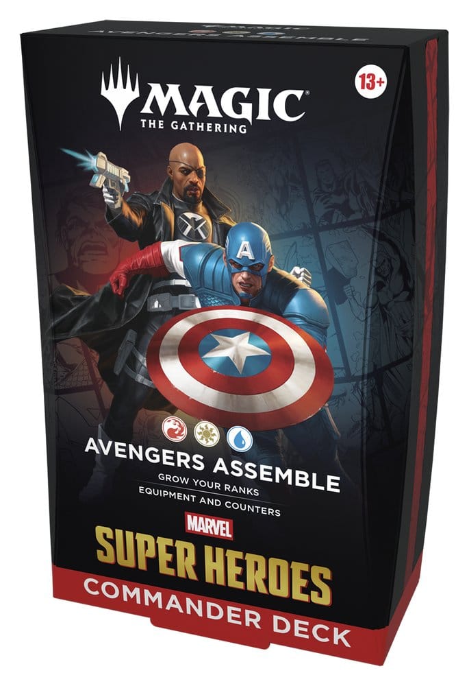 Magic the Gathering Marvel Super Heroes Commander Decks Carton (4) *ANGLAIS*