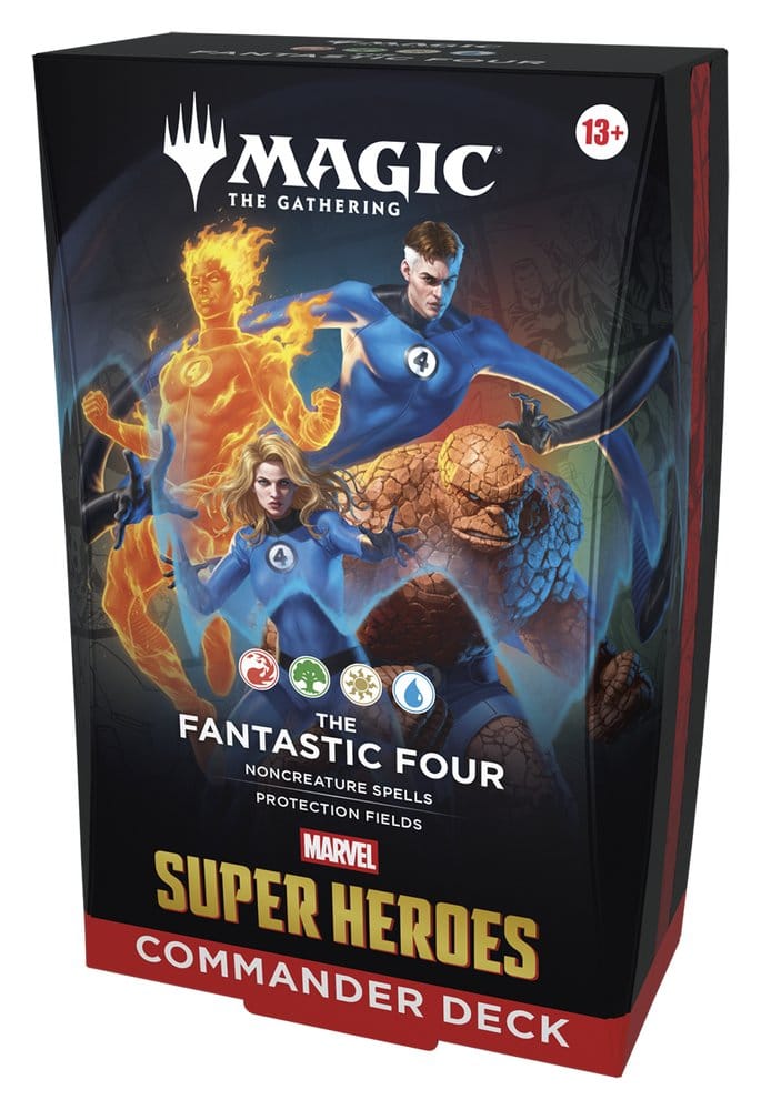 Magic the Gathering Marvel Super Heroes Commander Decks Carton (4) *ANGLAIS*