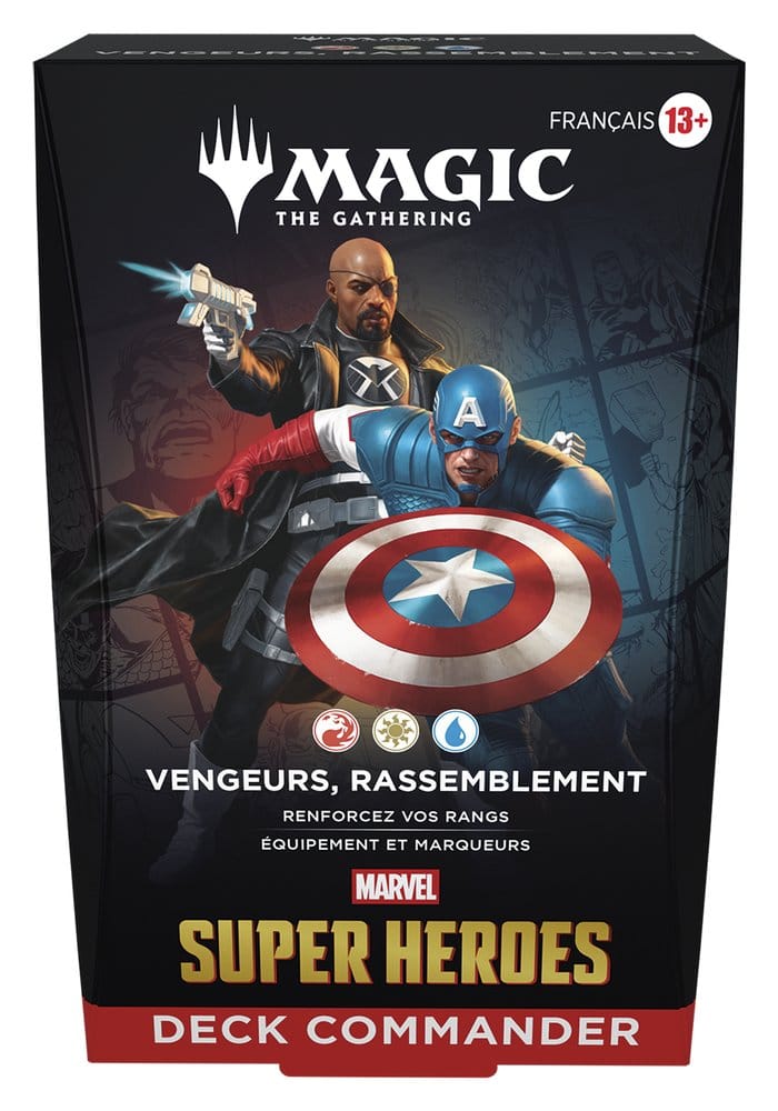 Magic the Gathering Marvel Super Heroes Commander Decks Carton (4) *FRANCAIS*