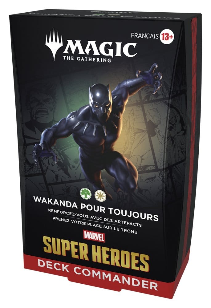 Magic the Gathering Marvel Super Heroes Commander Decks Carton (4) *FRANCAIS*