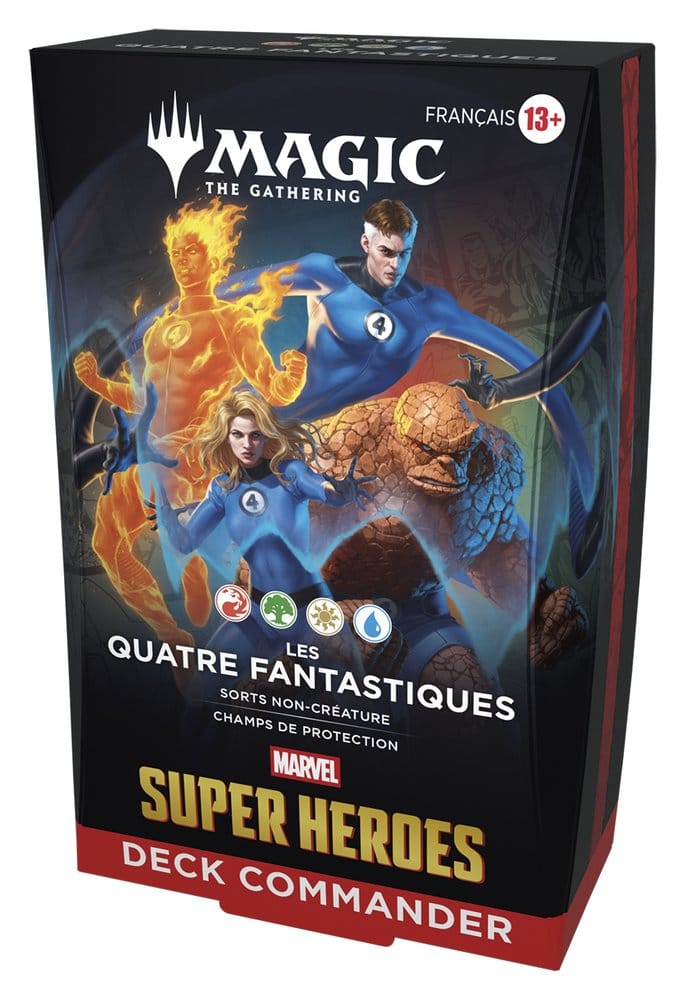 Magic the Gathering Marvel Super Heroes Commander Decks Carton (4) *FRANCAIS*