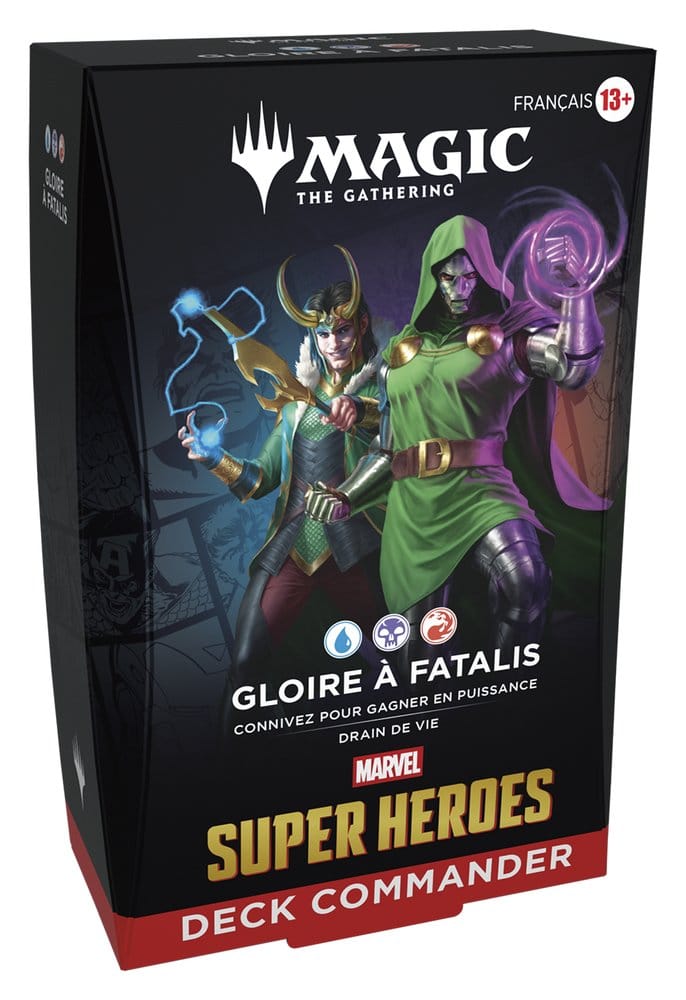 Magic the Gathering Marvel Super Heroes Commander Decks Carton (4) *FRANCAIS*