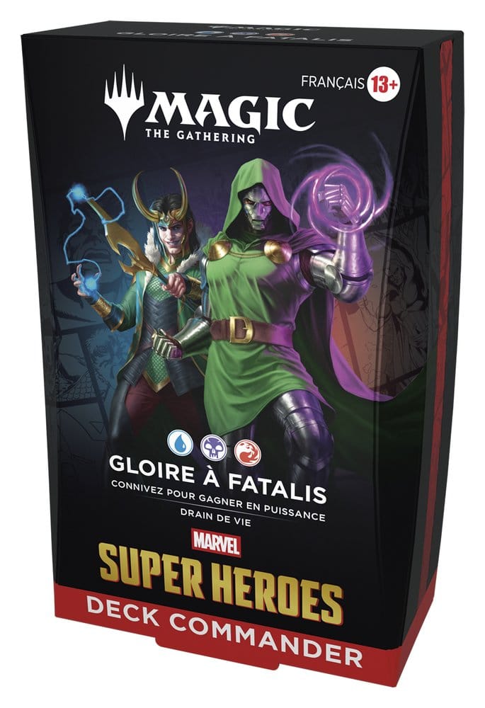 Magic the Gathering Marvel Super Heroes Commander Decks Carton (4) *FRANCAIS*