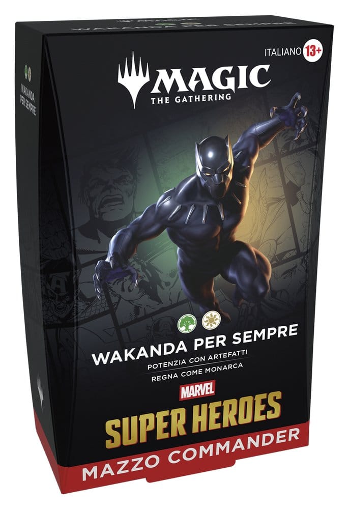 Magic the Gathering Marvel Super Heroes Commander Decks Carton (4) *ITALIEN*