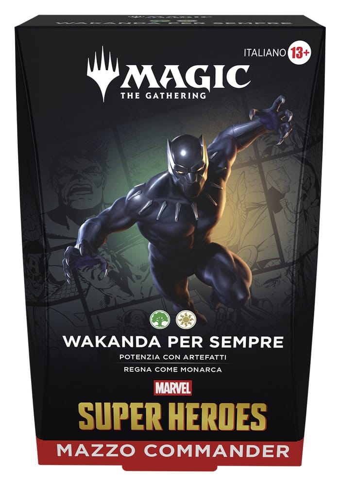 Magic the Gathering Marvel Super Heroes Commander Decks Carton (4) *ITALIEN*