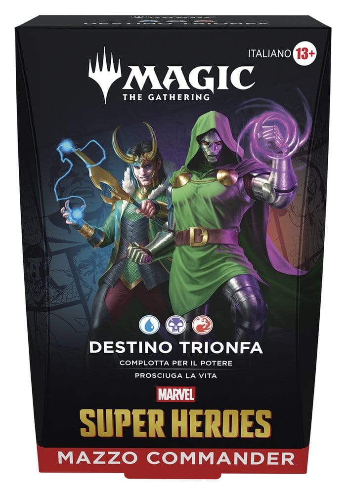 Magic the Gathering Marvel Super Heroes Commander Decks Carton (4) *ITALIEN*