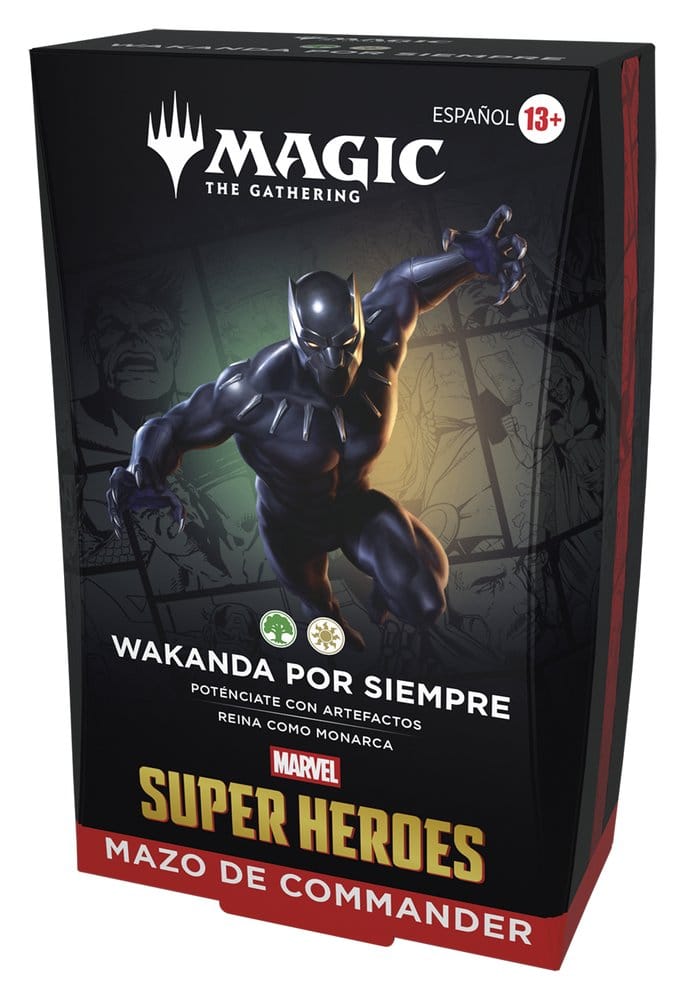 Magic the Gathering Marvel Super Heroes Commander Decks Carton (4) *ESPAGNOL*