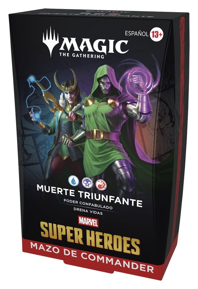 Magic the Gathering Marvel Super Heroes Commander Decks Carton (4) *ESPAGNOL*