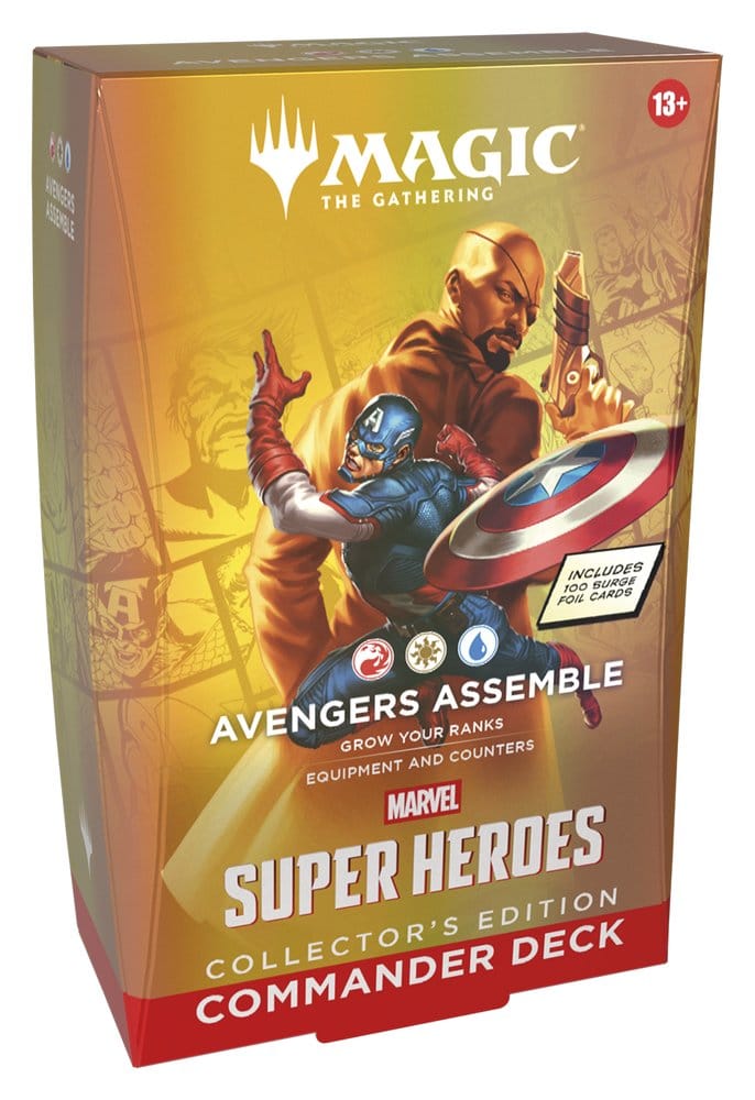 Magic the Gathering Marvel Super Heroes Collector's Edition Commander Decks Carton (4) *ANGLAIS*