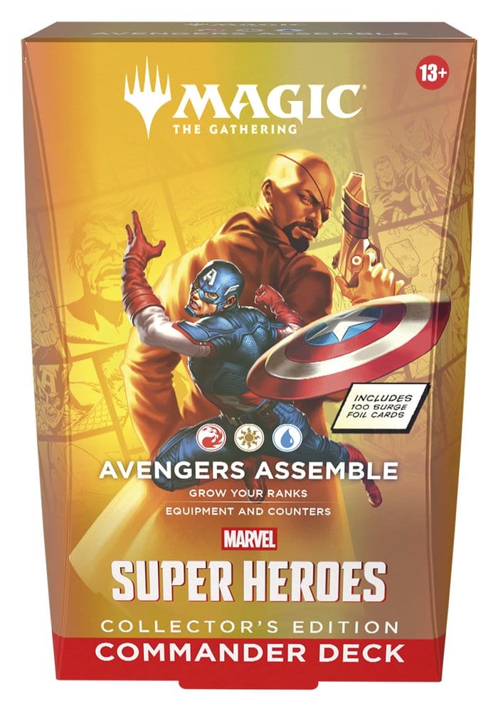 Magic the Gathering Marvel Super Heroes Collector's Edition Commander Decks Carton (4) *ANGLAIS*