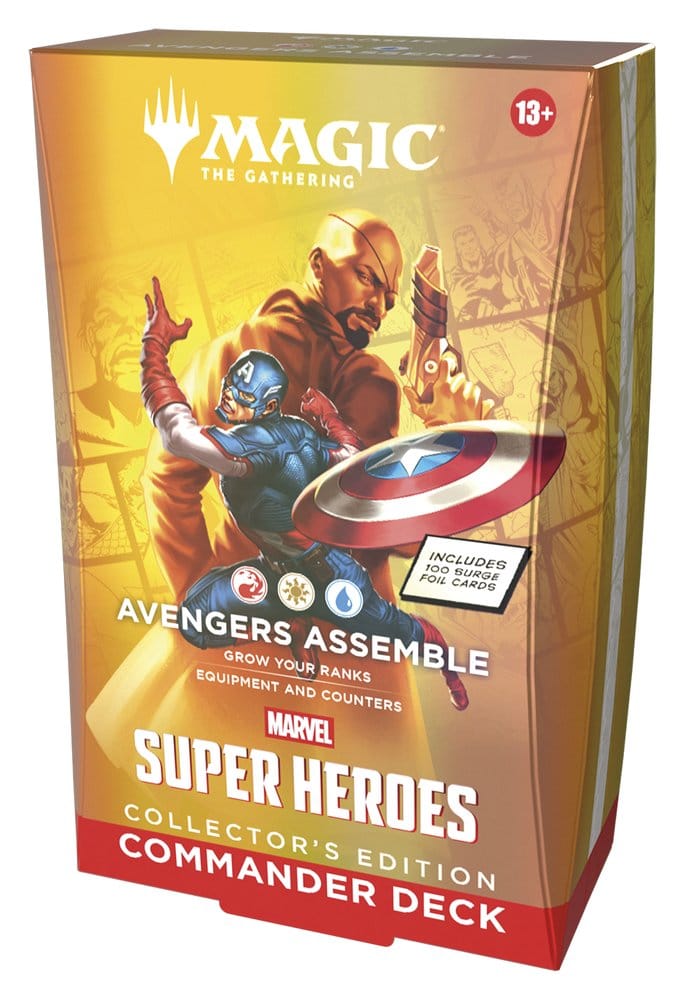 Magic the Gathering Marvel Super Heroes Collector's Edition Commander Decks Carton (4) *ANGLAIS*