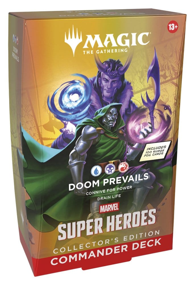 Magic the Gathering Marvel Super Heroes Collector's Edition Commander Decks Carton (4) *ANGLAIS*