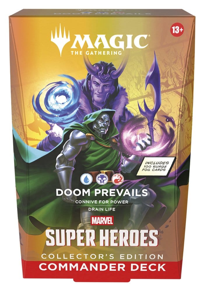 Magic the Gathering Marvel Super Heroes Collector's Edition Commander Decks Carton (4) *ANGLAIS*