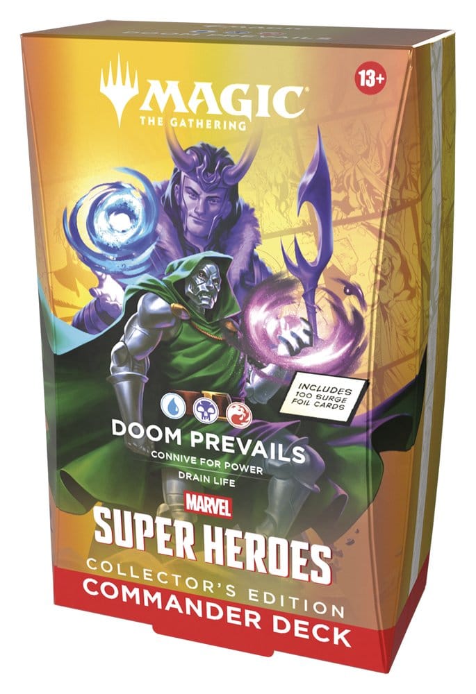 Magic the Gathering Marvel Super Heroes Collector's Edition Commander Decks Carton (4) *ANGLAIS*