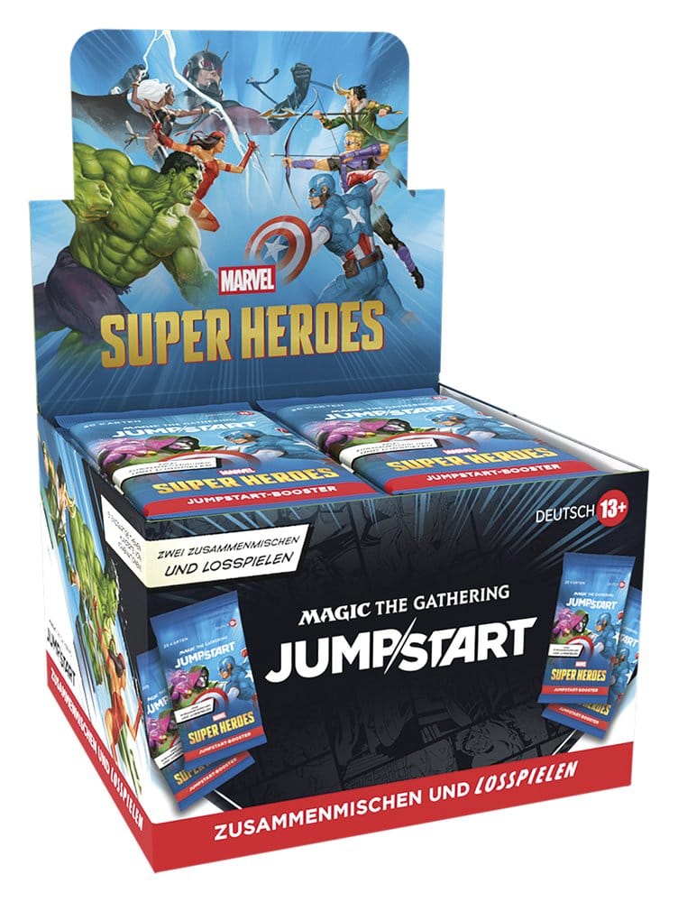 Magic the Gathering Marvel Super Heroes présentoir boosters Jumpstart (24) *ALLEMAND*