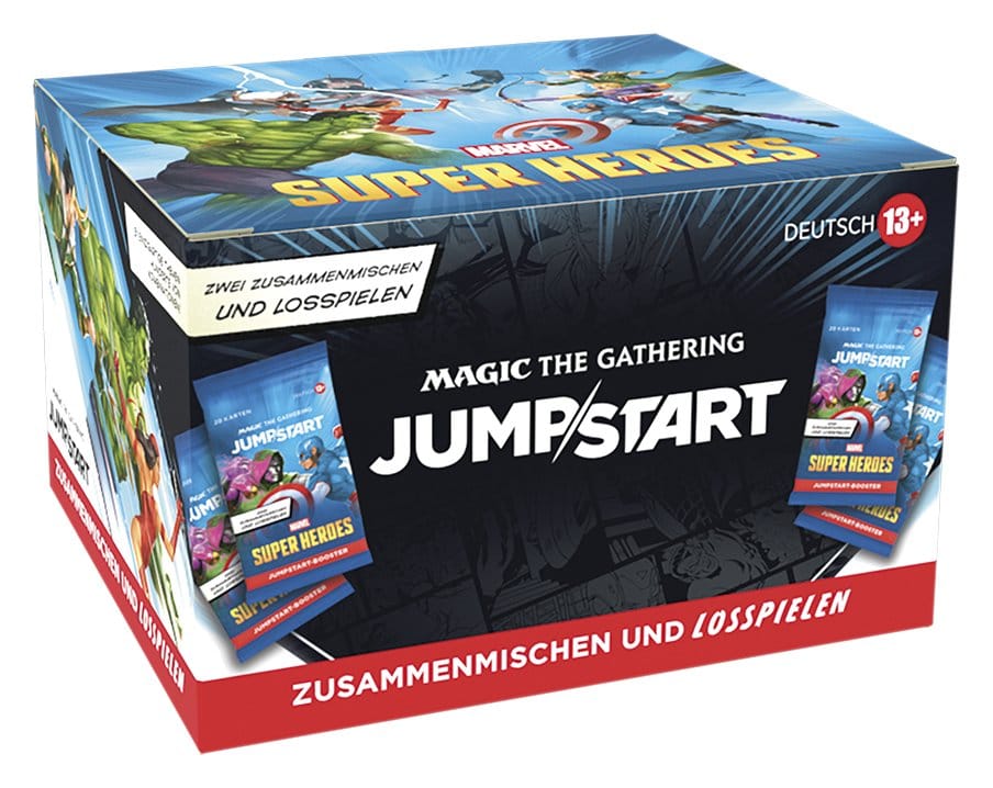 Magic the Gathering Marvel Super Heroes présentoir boosters Jumpstart (24) *ALLEMAND*
