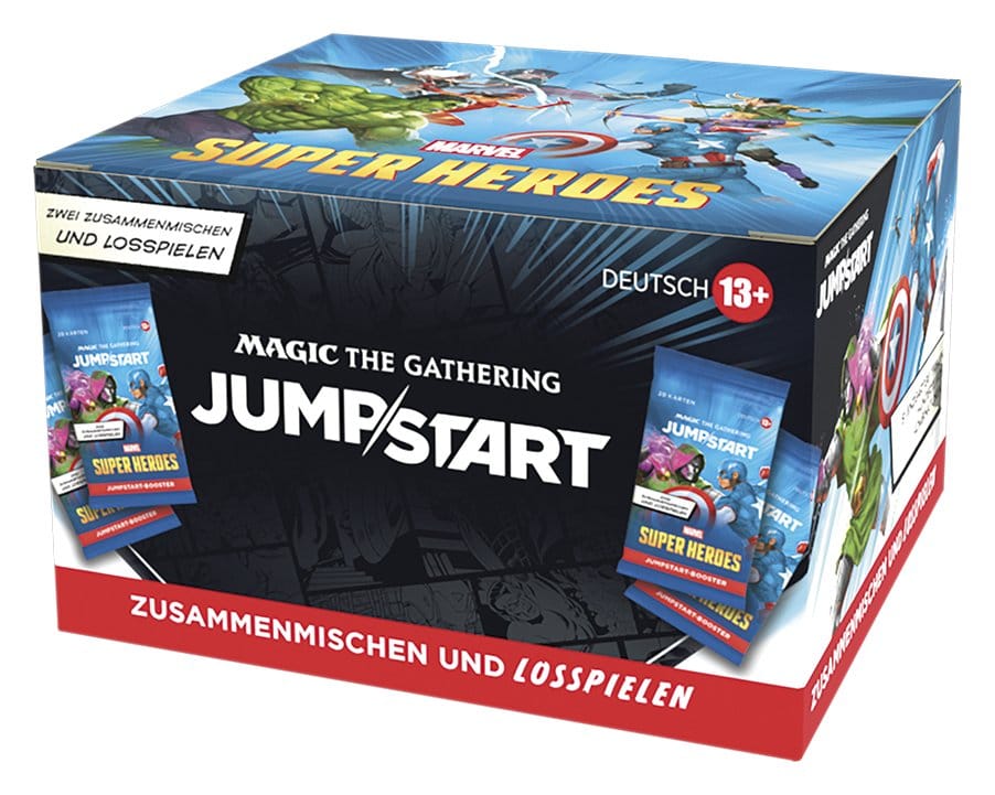 Magic the Gathering Marvel Super Heroes présentoir boosters Jumpstart (24) *ALLEMAND*