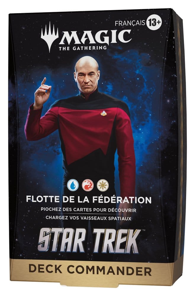 Magic the Gathering Star Trek decks Commander (4) *FRANCAIS*