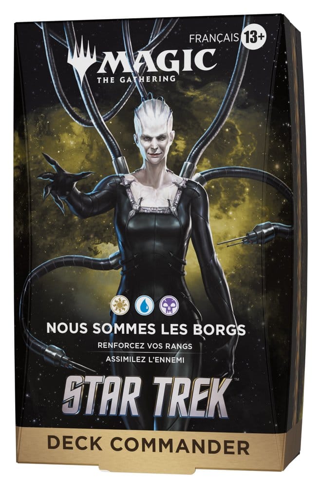 Magic the Gathering Star Trek decks Commander (4) *FRANCAIS*