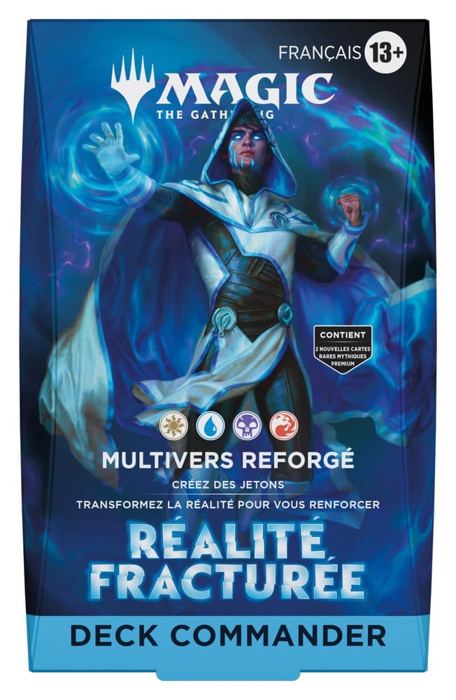 Magic the Gathering Réalité fracturée Deck Commander Multiverse Reforged Assortment (4) *FRANCAIS*