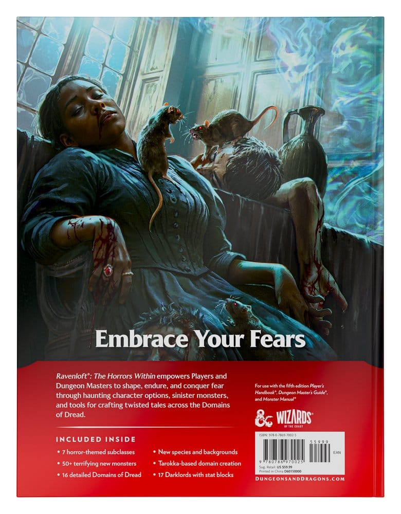 Dungeons & Dragons RPG Ravenloft: The Horrors Within livre *ANGLAIS*