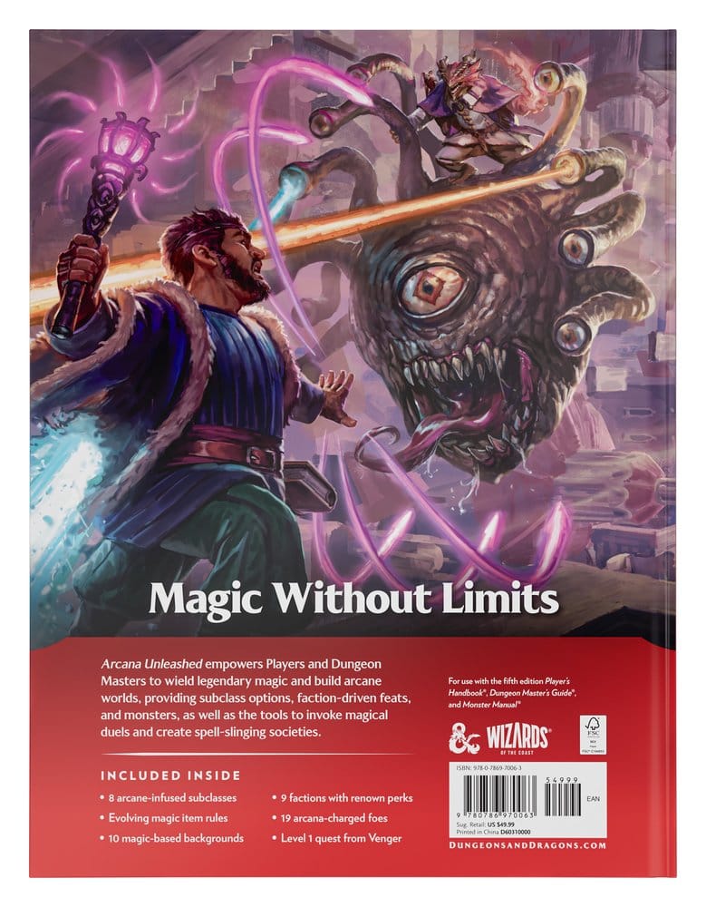 Dungeons & Dragons RPG Arcana Unleashed: Gameplay Expansion livre *ANGLAIS*