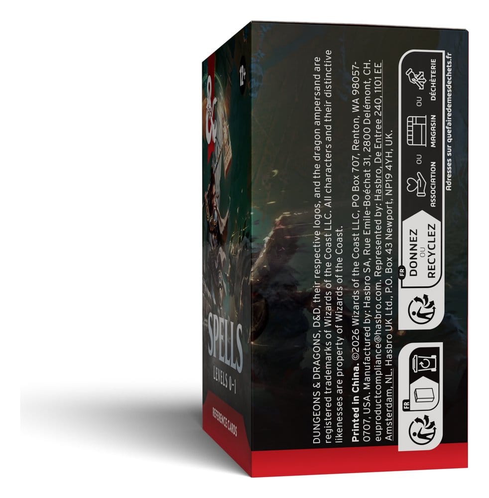Dungeons & Dragons RPG Fiches de Référence: Sorts (mineurs et 1er niveau) *ANGLAIS*