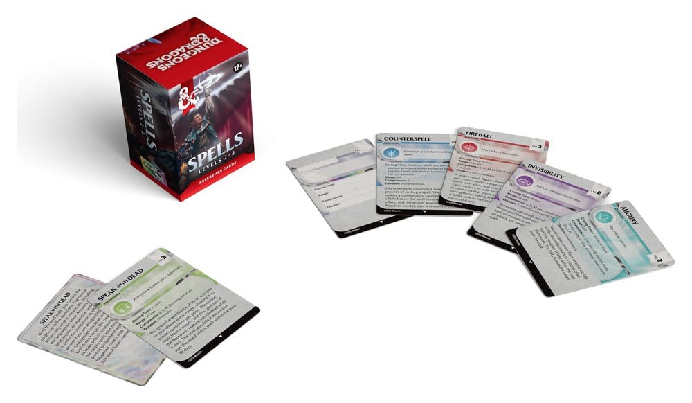 Dungeons & Dragons RPG Fiches de Référence: Sorts (2e et 3e niveaux) *ANGLAIS*
