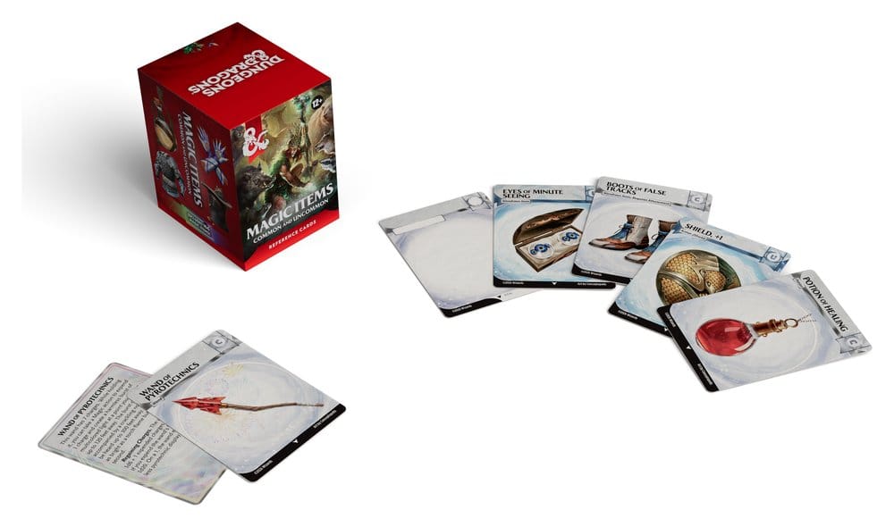 Dungeons & Dragons RPG Fiches de référence - Objets magiques (courants et inhabituels) *ANGLAIS*