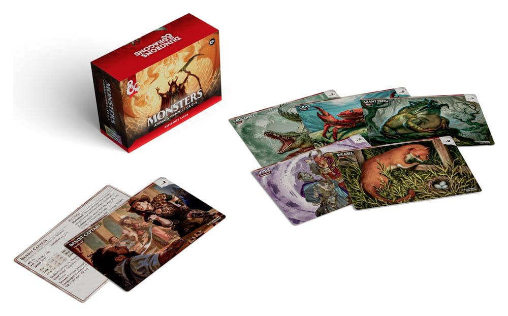 Dungeons & Dragons RPG Fiches de Référence: Monstres (animaux et PNJ) *ANGLAIS*