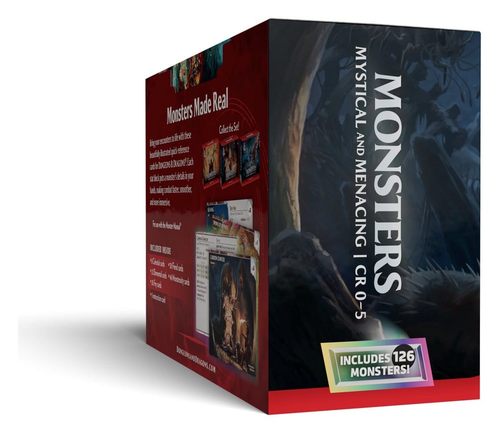Dungeons & Dragons RPG Fiches de Référence: Monstres (mystiques et redoutables) *ANGLAIS*