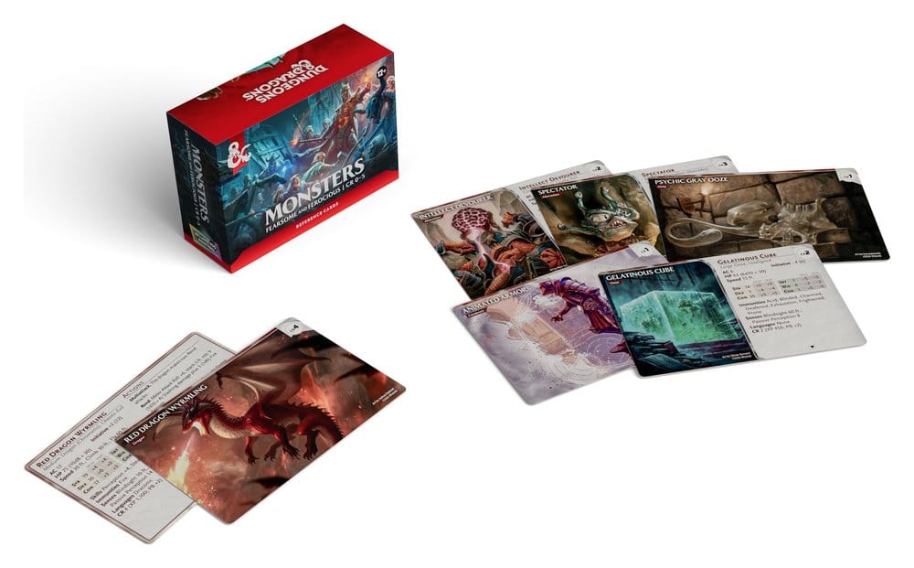Dungeons & Dragons RPG Fiches de Référence: Monstres (terrifiants et féroces) *ANGLAIS*