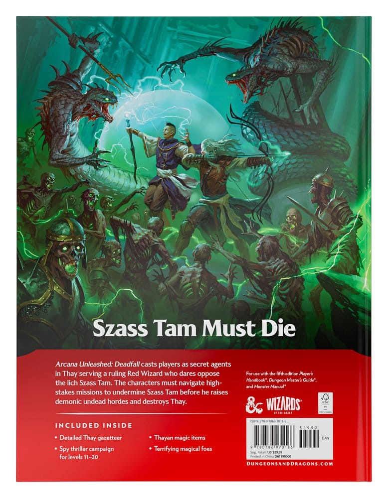 Dungeons & Dragons RPG Arcana Unleashed: Deadfall livre *ANGLAIS*