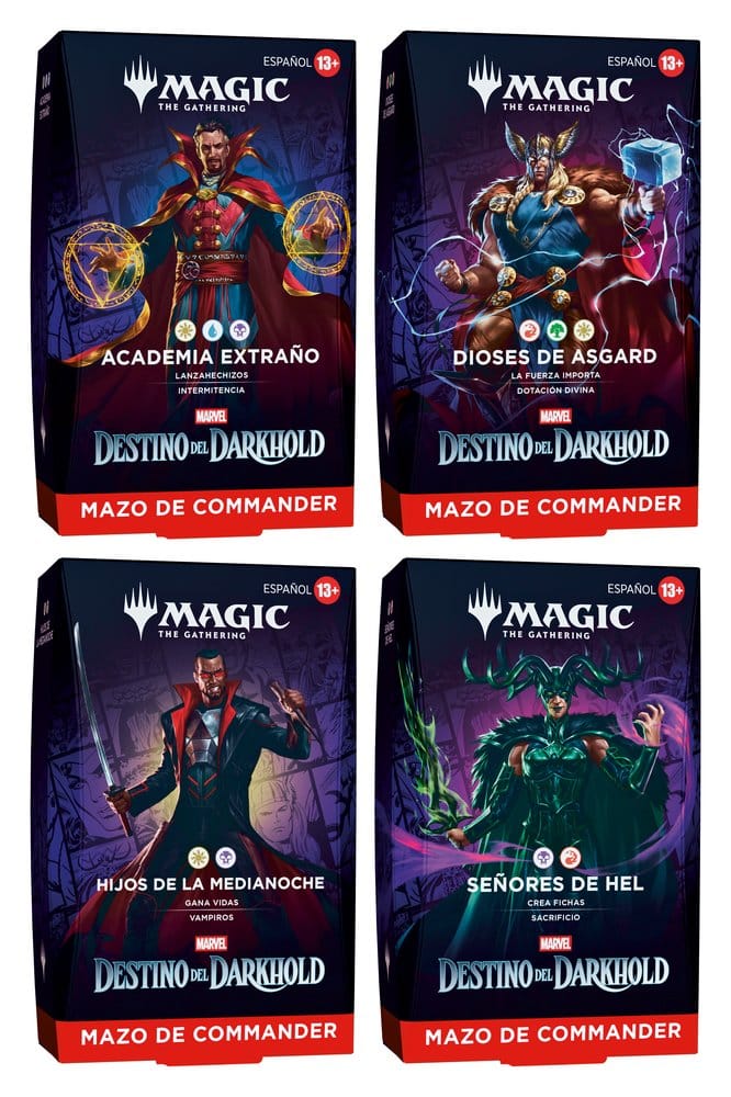 Magic the Gathering Marvel: Destino del Darkhold decks Commander (4) *ESPAGNOL*