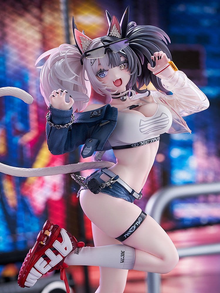 Original Character Figurine 1/7 Melterna Girl: Metako Illustration by Neko Metal 23 cm