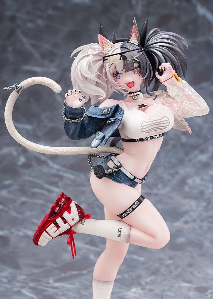 Original Character Figurine 1/7 Melterna Girl: Metako Illustration by Neko Metal 23 cm